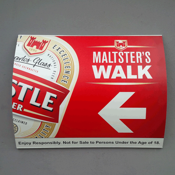 Directional Signage - Castle Lager - Screenline Screen & Digital Printing