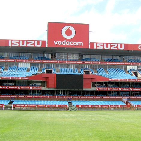 Loftus Vodacom stadium branding
