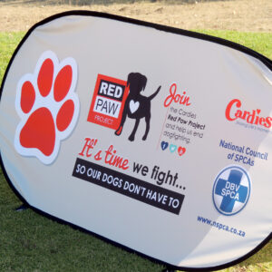 Pop-Up Banner - Cardies Red Paw Project - Screenline
