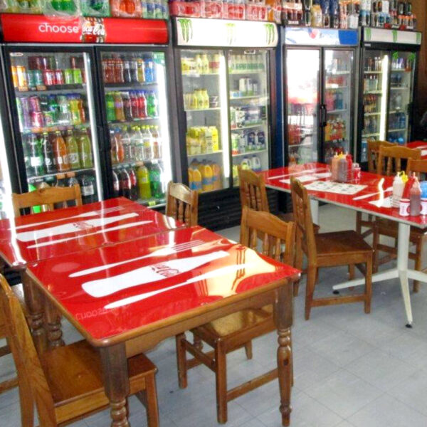 Branded tables - CCBSA - Coke In Store - Screenline