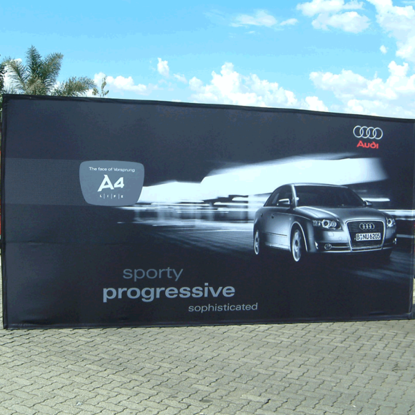Banner Wall for Audi – Screenline Screen & Digital Printing